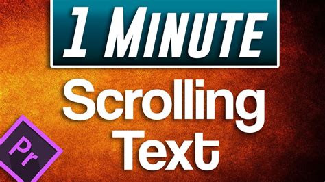The following 10 rules will help you to provide a good user experience for long <b>scrolling</b>. . Scrolling text time